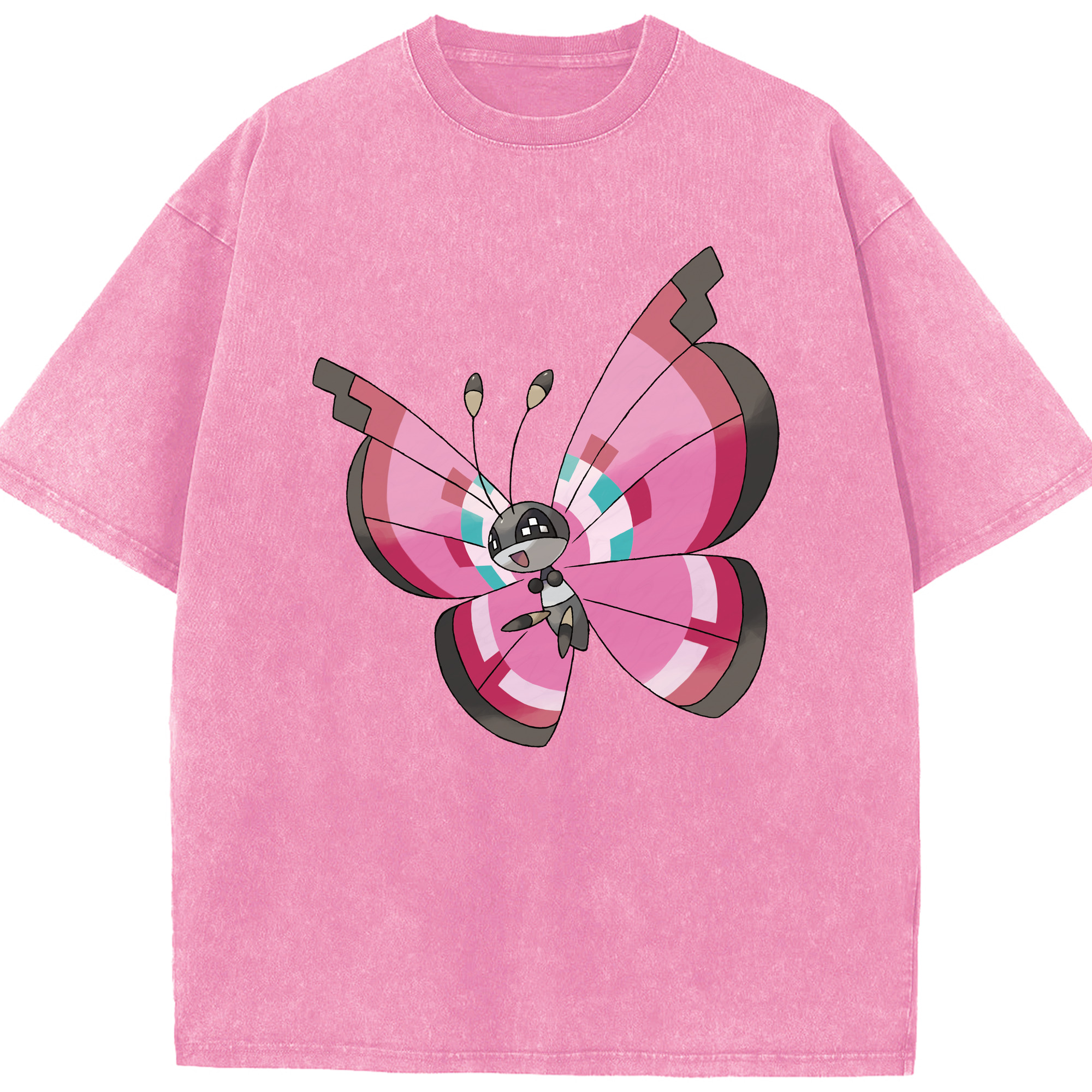 （画像用） ポケットモンスター Pokémon 綿100% ヴィンテージ風 半袖Tシャツ（フロントプリント）